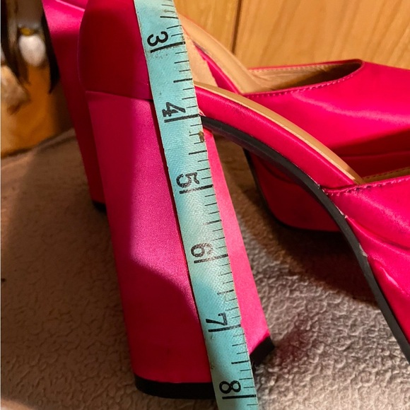 Stylish Pink Platform Heels